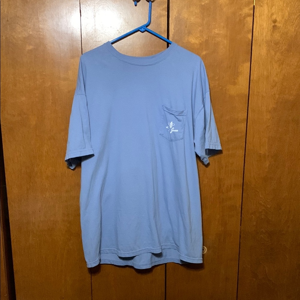 LILY GRACE- Woman’s Light Blue T-Shirt (XL)